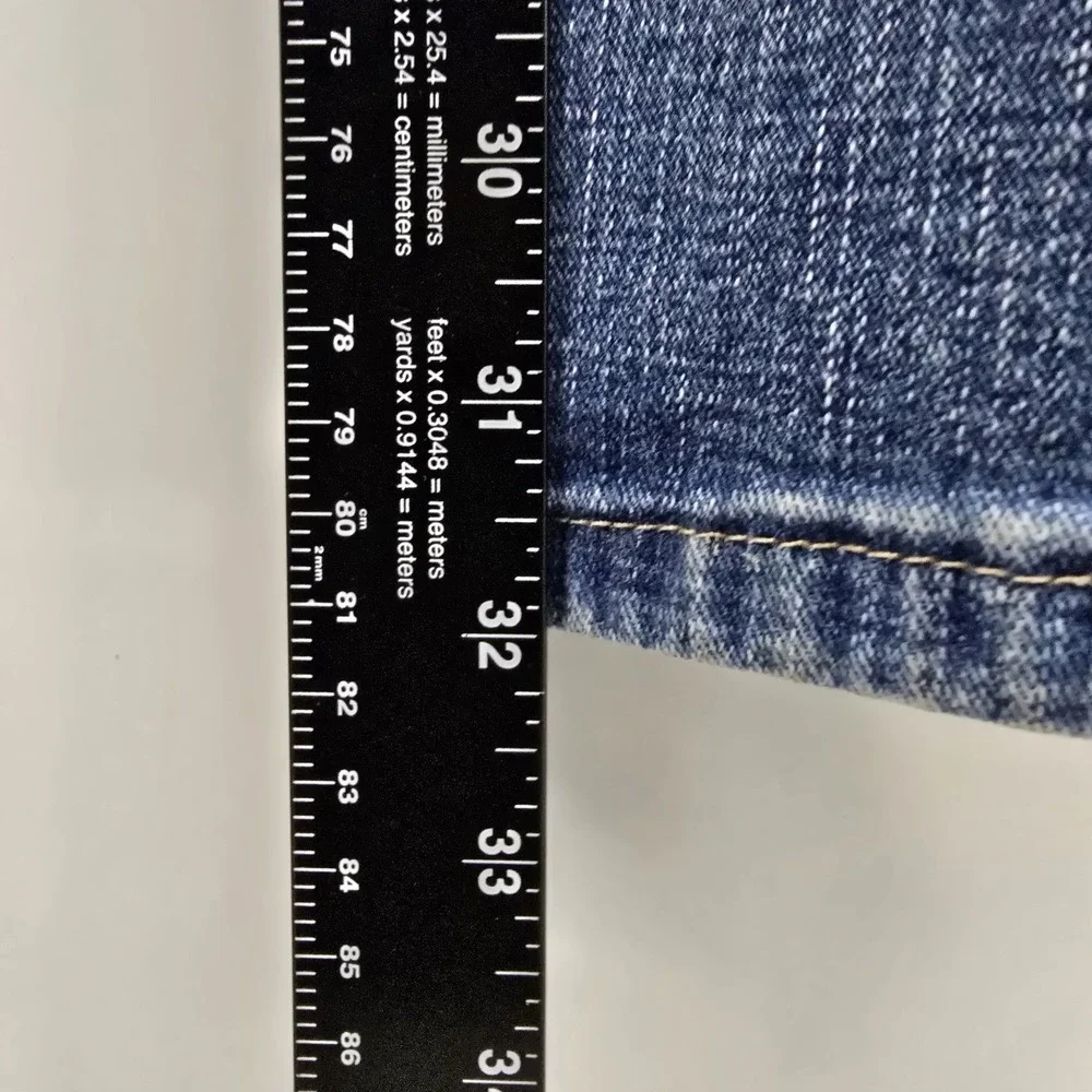 Wrangler Relaxed Fit Jeans Men 32x32 Blue Stretch Denim Straight Leg